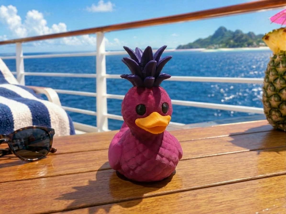 burgundy duck